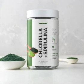 تصویر کلرلا و اسپیرولینا پروزیس 90 عددی Prozis Chlorella+Spirulina (اصل) 