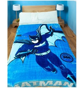 تصویر پتو راشل بتمن برند batman Batman Raschel Blanket - 160 x 220 cm, 100% Polyester, 2200 grams