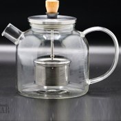 تصویر قوری پیرکس بی.وی.کی B.V.K. Teapot, transparent model, code 314330