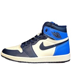 تصویر کتونی جردن 1 آبی رترو های آبسیدیان Jordan 1 Retro High Obsidian 