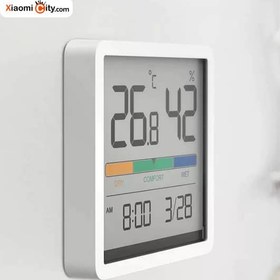تصویر دما و رطوبت سنج دیواری MIIIW شیائومی ا Xiaomi MIIIW Comfort Temperature And Humidity Clock Xiaomi MIIIW Comfort Temperature And Humidity Clock