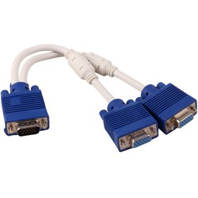 تصویر تبدیل 1 به 2 VGA ضخیم پی نت P-NET 