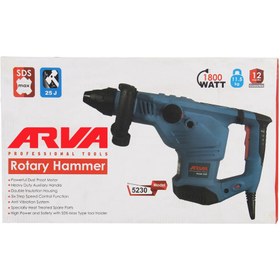 تصویر دریل بتن کن 40 میلی متری 11 کیلو‌گرمی آروا  مدل 5230 ARVA 1050W Rotary Hammer Drill 5230