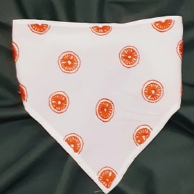 تصویر سربند طرح پرتقال orange mini scarf