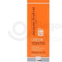 تصویر کرم ضد آفتاب SPF50 ژاک آندرل پاریس مناسب پوست های خشک و معمولی بژطبیعی 50 میلی لیتری 