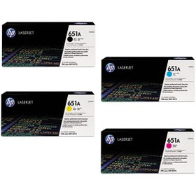 تصویر کارتریج 651 hp لیزر رنگی سری 4 رنگ 