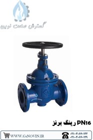 تصویر شیر کشویی رینگ برنزی PN16 F4 فاراب - 3 اینچ PN16 F4 Bronze Ring Gate Valve – Farab