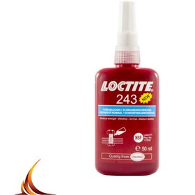 تصویر چسب رزوه لاکتایت کد ۲۴۳ حجم ۵۰ میلی لیتر Loctite 243