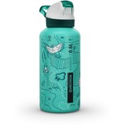 تصویر فلاسک کچوا آلومنیومی Quechua Outdoor Aluminum Flask - With Straw / 0.6 Liter - Graphic Pattern - 900 