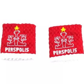 تصویر مچ بند حوله ای اعلا طرح پرسپولیس 