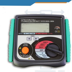 تصویر تستر مقاومت عایقی دیجیتال کیوریتسو مدل 3005A Kyoritsu 3005A Digital Insulation and Continuity Tester