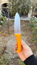 تصویر چاقو چاقو صلاخی بزرگ حیدری زنجان دسته زرد