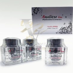 تصویر بیلدر ژل (سافت) کاشت ناخن کد1 cover pech alpha آنالیز 60 گرم Analiese 