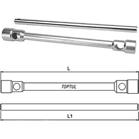 تصویر آچار چرخ کامیونی mm30-27 تاپ تول TOPTUL کد CTIA2730 