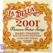 تصویر سیم گیتار فلامنکو لا بلا مدل 2001F Hard Tension 