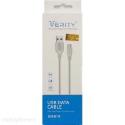 تصویر کابل تایپ سی فست شارژ Verity CB-3146T 1m Verity CB-3146T 1m USB To Type-C cable