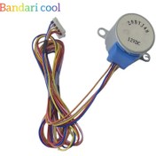 تصویر موتورسووینگ دمپر بادگردان کولر اسپلیت 12 ولت مدل 28BYJ46 