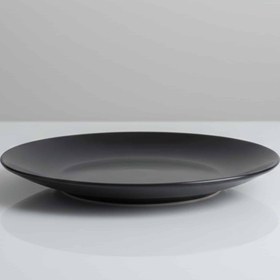 تصویر پیش دستی سرامیکی مشکی مات مدل رستیک 