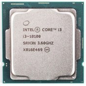 تصویر پردازنده اینتل Core i3 10100 Comet Lake Intel Core i3-10100 Comet Lake LGA1200 10th Generation Box Processor