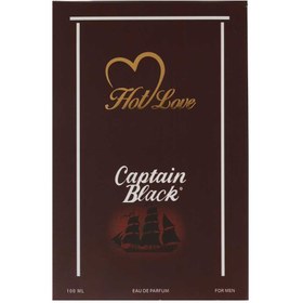 تصویر ادو پرفیوم مردانه مدل Captain Black حجم 100 میل هات لاو Hot Love Eau De Parfum Captain Black For Men 100 ml