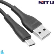 تصویر کابل (تبدیل) شارژ تایپ سی TYPE C نیتو NITU NC129 طول 1.2 متر 