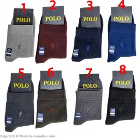 تصویر جوراب نیم ساق مردانه polo 