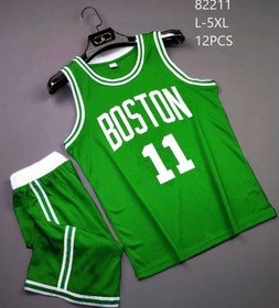 تصویر لباس بسکتبال بوستون 2023 (سبز) 