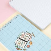 تصویر دفتر شطرنجی (A5) ۱۰۰ برگ 