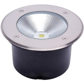 تصویر چـراغ دفنی 15 وات COB گرد IP65 در رنگهای آفتابی و مهتابی 