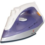 تصویر اتو بخار 1200 وات مدل ME-SIR5006 رنگ بنفش/سفید/نقره‌ای برند mebashi Steam Iron 1200W 1200.0 W ME-SIR5006 Purple/White/Silver