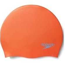 تصویر کلاه شنا نارنجی دخترانه و پسرانه بچگانه CAP SILC ساده بچه های سیلیکون 8 اسپیدو SPEEDO 