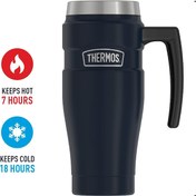 تصویر تراول ماگ THERMOS اصلی نیم لیتری با درب وکیوم 