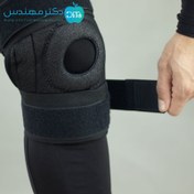 تصویر زانوبند قابل تنظیم دوفنره اکونومی سماطب 5036 زانوبند قابل تنظیم دوفنره اکونومی سماطب 5036