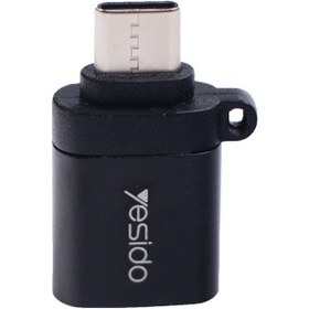 تصویر مبدل OTG یسیدو Yesido GS06 Type-C To USB OTG Converter 