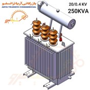 تصویر ترانسفورماتور توزیع 250KVA کنسرواتوری روغنی 