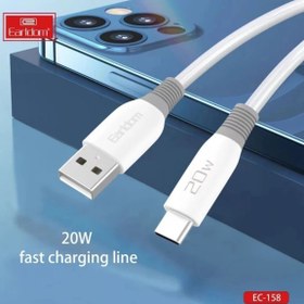 تصویر کابل micro -usb ارلدام مدل EC-158M طول 1/0متر - سفید Earldom EC-158M micro-usb cable