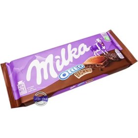 تصویر شکلات تابلت میلکا با مغز کیک براونی اوریو (100 گرم) oreo milka oreo milka