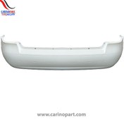 تصویر سپر عقب تیبا ۱ سایپا یدک سفید 