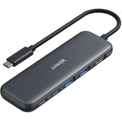 تصویر هاب 5 پورت USB-C انکر Anker 332 USB-C Hub (5-in-1) مدل A8355 