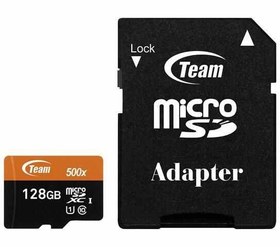 تصویر کارت حافظه تیم گروپ 128GB microSDXC UHS-I U1 Class 10 With Adapter 