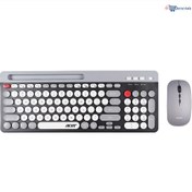 تصویر ماوس و کیبورد بی سیم شارژی ایسر مدل OKR215 ACER OKR215 Wireless Mouse And Keyboard