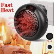 تصویر بخاری دیواری قابل‌حمل 900watts warm air blower 900watts
