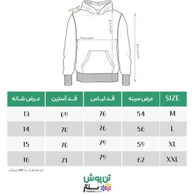 تصویر هودی مردانه جیب کانگرویی - مشکی 