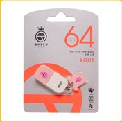 تصویر فلش ۶۴ گیگ کوئین تک QUEEN TECH Root ا QUEEN TECH Root 64GB USB2.0 flash memory QUEEN TECH Root 64GB USB2.0 flash memory