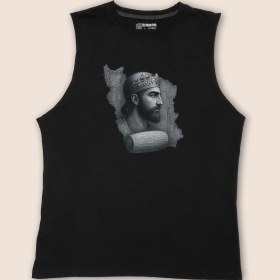 تصویر تاپ مردانه و زنانه اصیل ایرانی طرح کوروش بزرگ کد 996 