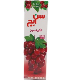 تصویر نکتار انگور قرمز سن ایچ یک لیتری Sun ich
