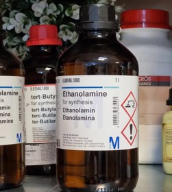 تصویر اتانول امین مرک واحد یک لیتری Ethanolamine merck 