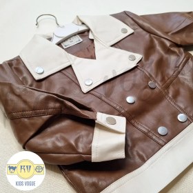 تصویر کت و دامن چرم 