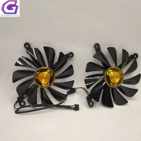 تصویر فن کارت گرافیک ایکس اف ایکس XFX RX5600/5700 - پایه بلند (دو عدد فن اصلی) 