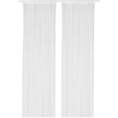 تصویر پرده تور 1 جفت سفید 280x300 سانتی متری ایکیا مدل IKEA LILL ا IKEA LILL net curtains 1 pair white 280x300 cm IKEA LILL net curtains 1 pair white 280x300 cm